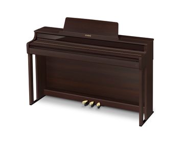 Rosewood Casio AP-550 Digital Piano lid closed