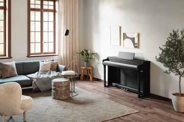 Yamaha CLP-825 Clavinova setup at home