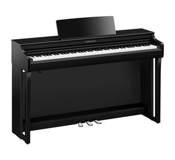 Yamaha CLP-825 Clavinova in Polished Ebony with Chrome fittings