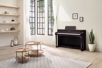 Yamaha CLP-835 Clavinova setup at home