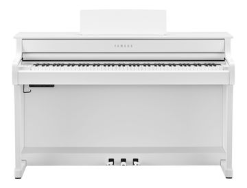 Yamaha CLP-835 Clavinova White Satin with Chrome fittings