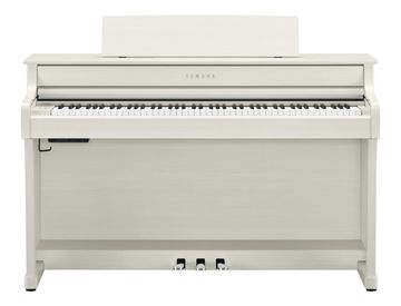 Front view of the Yamaha CLP-845 Clavinova in white birch