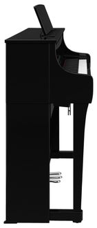 Yamaha CLP-875 Clavinova Polished Ebony side view