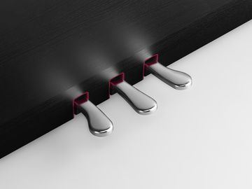 Yamaha CLP-885 Clavinova chrome pedals