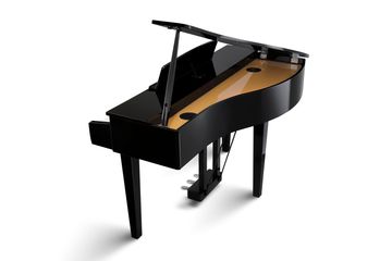 Ebony Kawai DG 30 Digital Grand Piano lid open