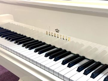 C. Bechstein A160 Grand Piano White Keyboard