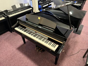 Used ebony Yamaha CLP-265GP Clavinova from above