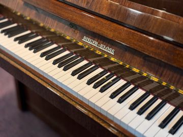 Used Rieger-Kloss Moderna 118 Upright Piano keys