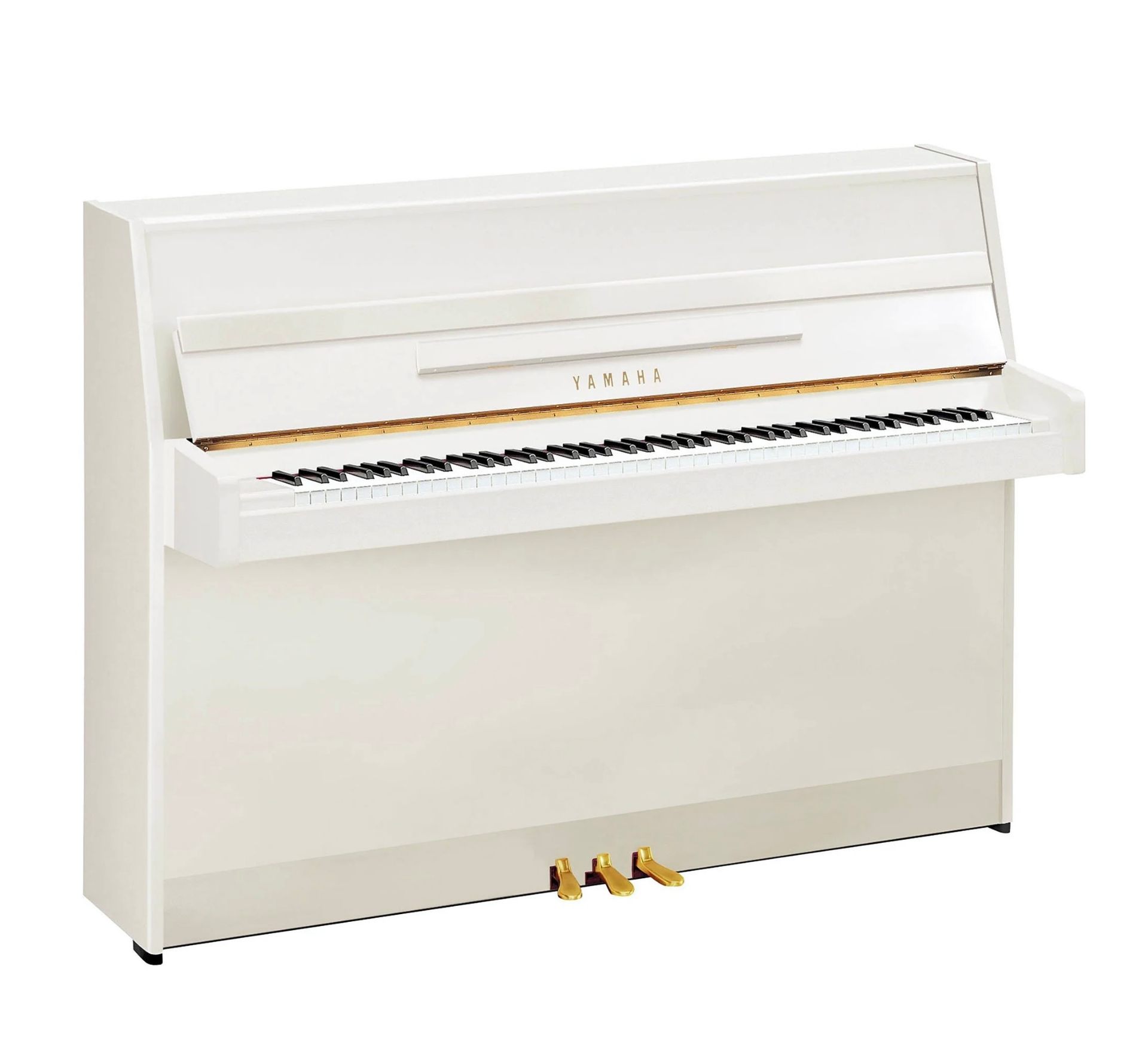 Yamaha B1 Upright Piano Polished White