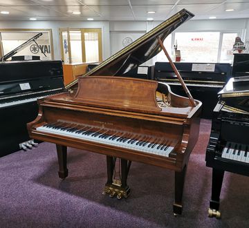 Steinway and Sons Model L on display