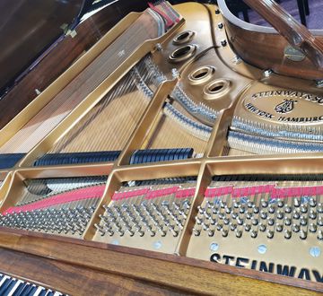 Steinway and Sons Model L interior