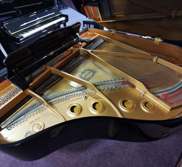 Yamaha A1 Used Baby Grand Piano Inside