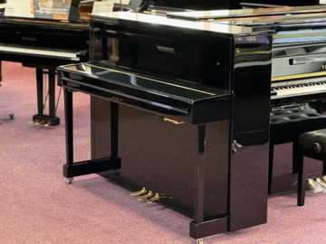 Used Yamaha B113 (B2) Silent Upright Piano side view
