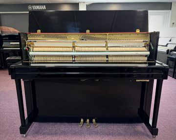 Inside Used Yamaha B113 (B2) Silent Upright Piano