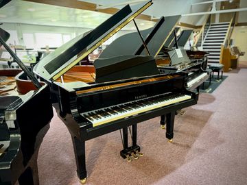 Used Yamaha C3 Grand Piano side view