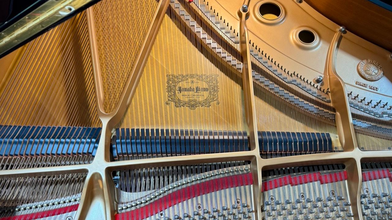 Used Yamaha C3 Grand Piano inside