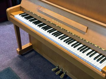 Kawai K-30e Beech Upright Piano close-up