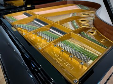Inside the C. Bechstein Model M Grand Piano in ebony