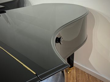 Polished ebony C. Bechstein Model M Grand Piano