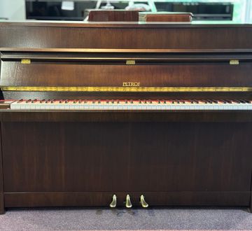 Petrof Upright Piano Front View