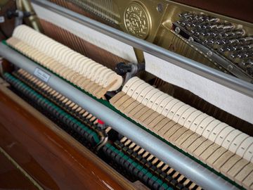 Inside a Kawai K-2 Upright Piano