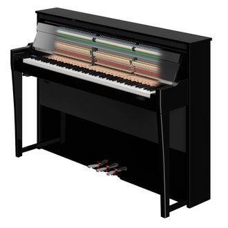 Yamaha NU1XA AvantGrand Piano interior