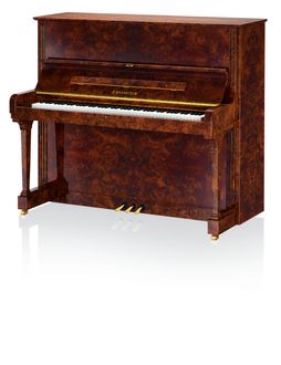 C. Bechstein Concert 8 Upright Piano - Burl Walnut