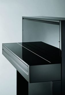 C. Bechstein Millenium 116 Upright Piano Side View