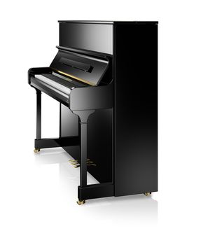 C.Bechstein R6 Style Upright Piano side view