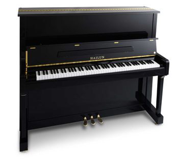 Hailun H-9P Upright Piano in polished ebony