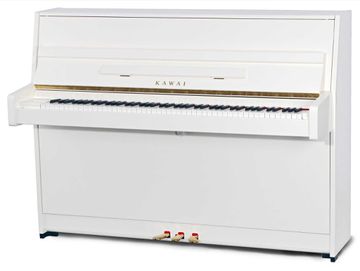 Kawai K15E Upright Piano Polished White