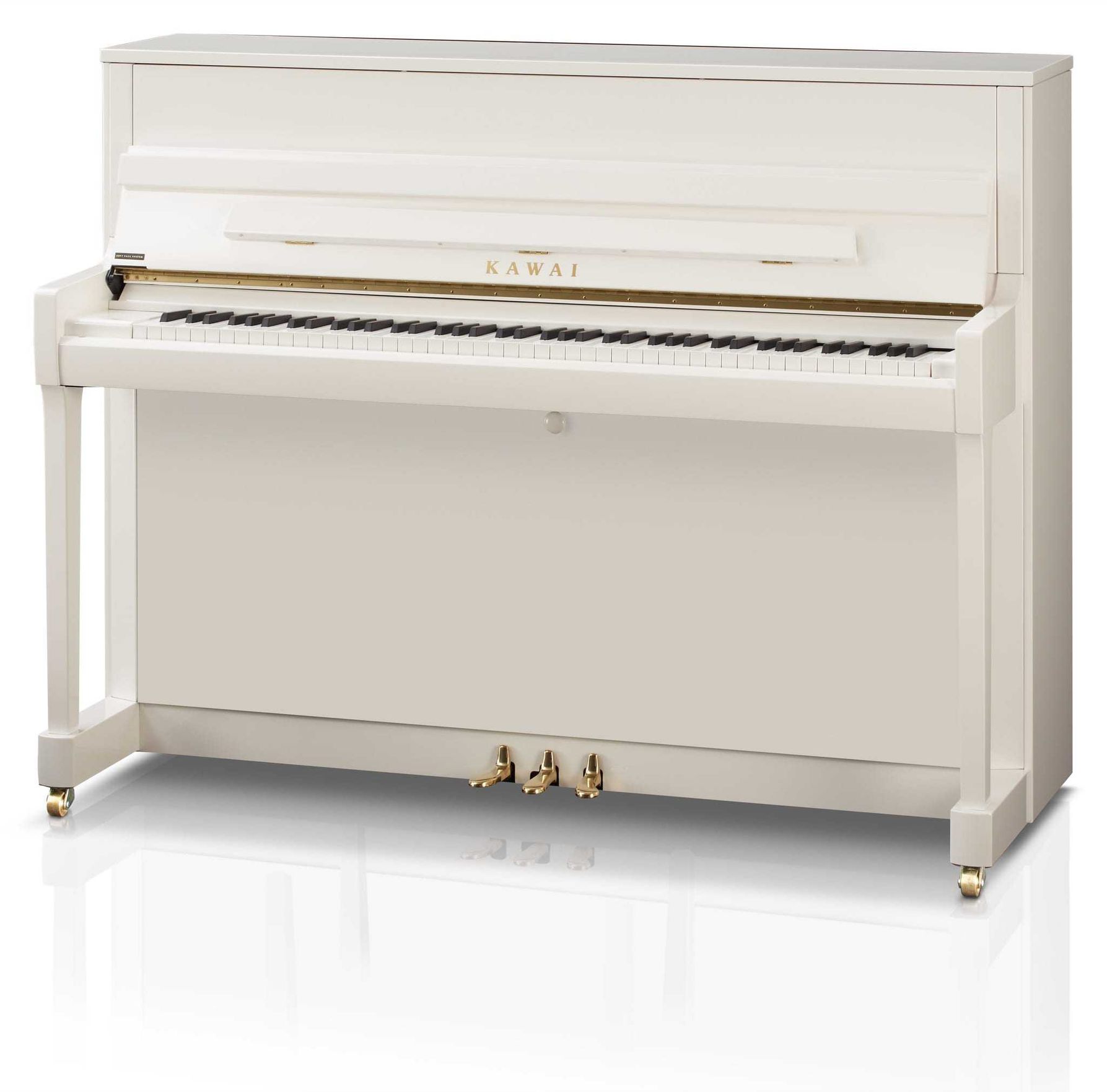 Kawai K200 Upright Piano Polished White