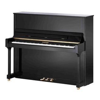 W. Hoffman Traditional 128 Upright Piano Ebony
