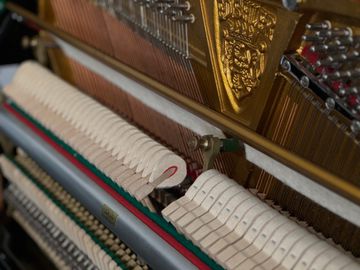 Inside a Ed. Seiler Model 131 Upright Piano