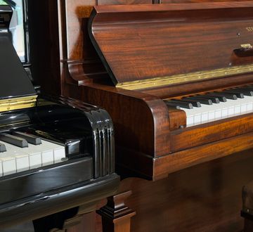 Steinway Model K Close-up
