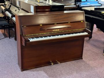 Welmar 110cm Upright Piano - Mahogany