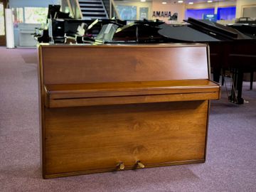 Used Welmar Compact Upright Piano in walnut