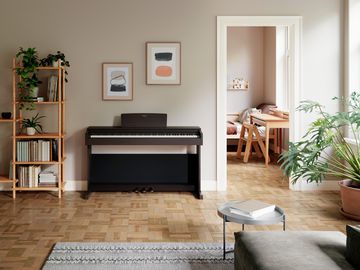 Yamaha YDP-145 Piano setup at home