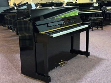 Used Kawai KB-15J Upright Piano Side View