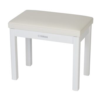 Yamaha GTB Polished White Digital Piano Stool