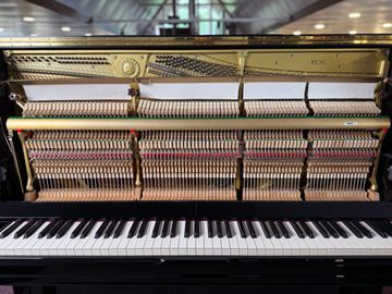 Close-up of Yamaha YU3C Upright Piano