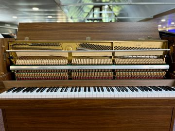 Close-up of a Yamaha LU-101 Upright Piano