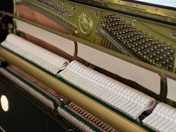 Inside a Yamaha YU11 (YU1) Upright Piano