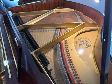 Inside of a Zimmerman Baby Grand Piano