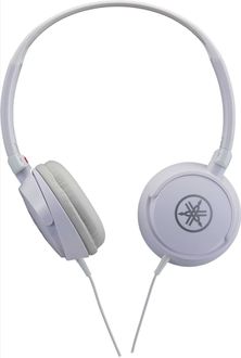 White Yamaha HPH-50 Headphones close-up