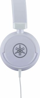 White Yamaha HPH-50 Headphones side view