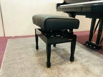 Hidrau Munich BC38TECH Leather Stool side view