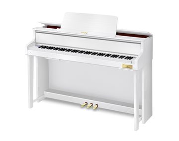 Casio GP-310 White Digital Piano from the side