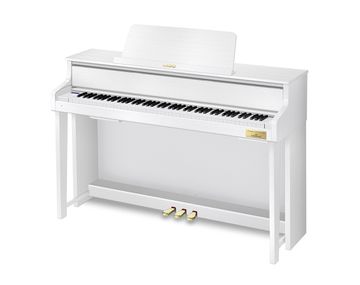 Casio GP-310 White Grand Piano Closed from the side