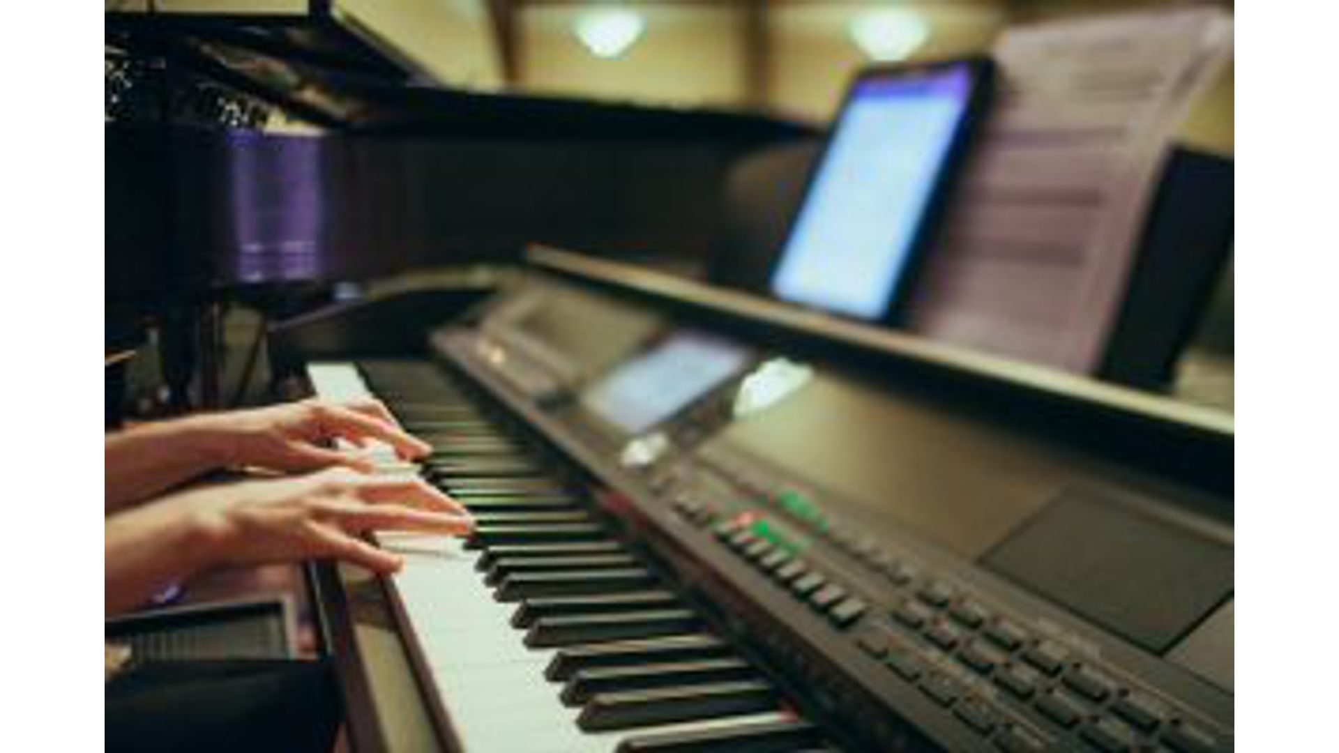 Playing digital piano